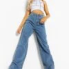 Boyfriend-Jeans Mit Knopfdetail Am Saum 1 Boyfriend-Jeans Mit Knopfdetail Am Saum -Mode für Sie Geschäft fzz04237 mid20blue xl