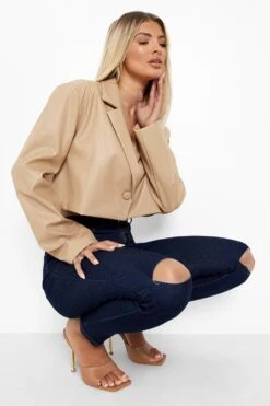 Jeggings Mit Riss Am Knie -Mode für Sie Geschäft fzz06555 dark20blue xl 3