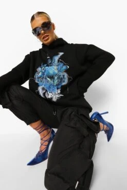 Jogginghose Mit Taschen-Detail -Mode für Sie Geschäft fzz06703 black xl 3