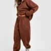 Recycelte Premium Oversize Jogginghose -Mode für Sie Geschäft fzz23660 chocolate xl