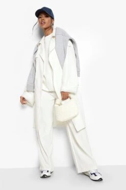 Recycelte Jogginghose Mit Geradem Bein 9 Recycelte Jogginghose Mit Geradem Bein -Mode für Sie Geschäft fzz24454 cream xl 3