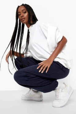 Recycelte Oversize Jogginghose -Mode für Sie Geschäft fzz24805 navy xl 3