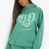 Oversize Hoodie Mit West Coast Herz-Print -Mode für Sie Geschäft fzz34585 sage xl