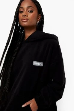 Oversize Official Fleece-Hoodie -Mode für Sie Geschäft fzz35956 black xl 3