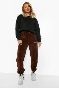 Teddy-Fleece Jogginghose