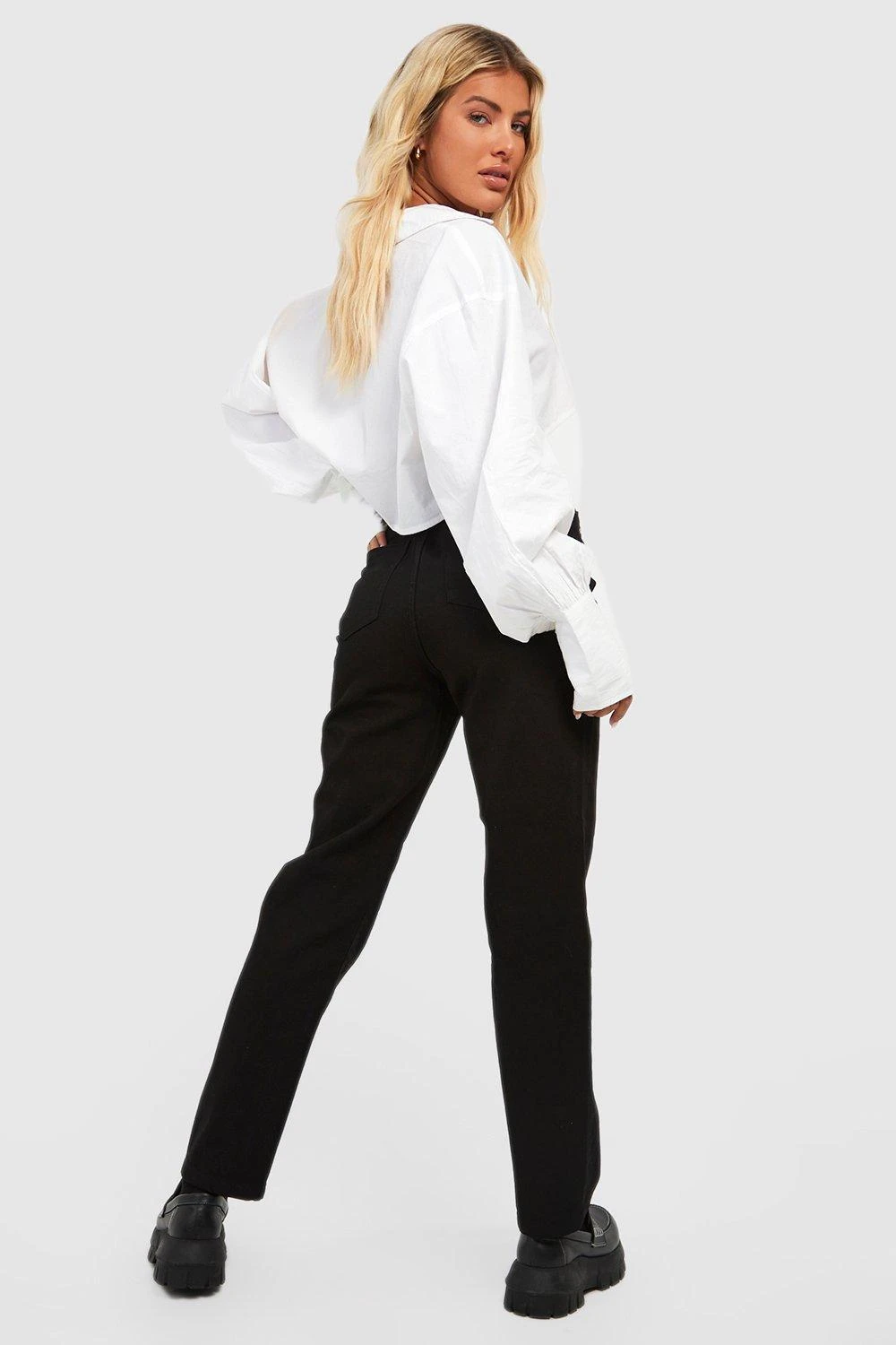 Basics Slim-Fit Jeans Mti Hohem Bund 4 Basics Slim-Fit Jeans Mti Hohem Bund – Bild 2