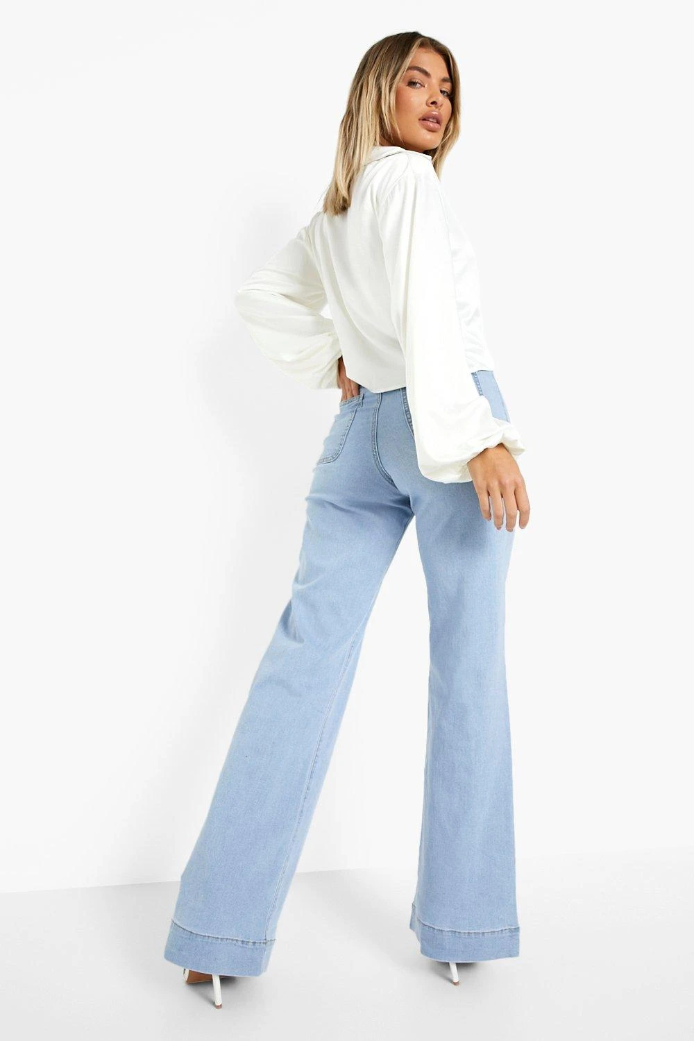 Schlagjeans Aus Stretch-Denim 4 Schlagjeans Aus Stretch-Denim – Bild 2