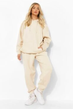 Basic Oversized-Jogginghose -Mode für Sie Geschäft fzz51311 stone xl 3