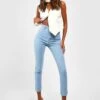 Disco-Jeans Mit Hohem Bund