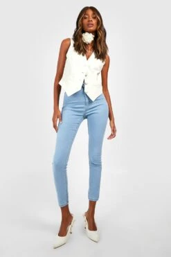 Disco-Jeans Mit Hohem Bund -Mode für Sie Geschäft fzz70487 light20blue xl 2