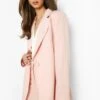 Oversize Blazer Mit Nadelstreifen -Mode für Sie Geschäft gzz05571 nude xl