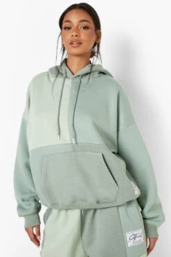 Oversize Colorblock Hoodie