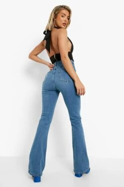 Butt-Shaper Skinny Schlagjeans Mit Mittelhohem Bund -Mode für Sie Geschäft gzz09843 mid20wash xl 1