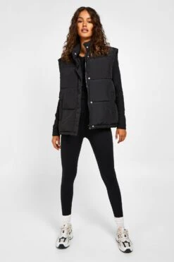 Oversize Weste -Mode für Sie Geschäft gzz09856 black xl 2