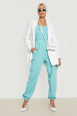 Jogginghose Mit Cargo-Taschen In Waffeloptik -Mode für Sie Geschäft gzz17723 sage xl 2