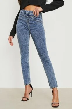 Sculpt Denim-Jeggings Mit Hohem Bund -Mode für Sie Geschäft gzz21982 acid20wash20light20blue xl 3