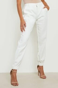 Lockere Cargo-Jogginghose -Mode für Sie Geschäft gzz23612 white xl 3