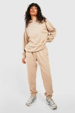 Oversize Dsgn Studio Sports Hoodie -Mode für Sie Geschäft gzz23714 taupe xl 3