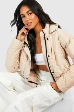 Steppjacke Mit Kapuze