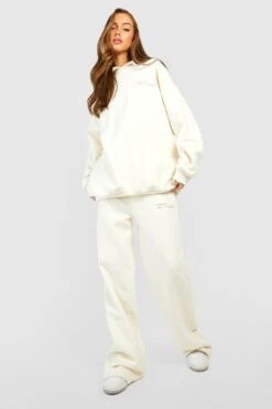 Premium Oversize Hoodie Mit Print -Mode für Sie Geschäft gzz24653 cream xl 3