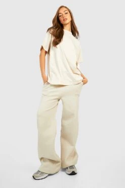 Premium Oversize Jogginghose Mit Geradem Bein -Mode für Sie Geschäft gzz24658 stone xl 2