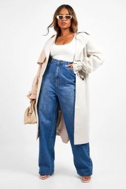 Plus Bum-Shaper Jeans Mit Weitem Bein -Mode für Sie Geschäft gzz29301 indigo xl 2