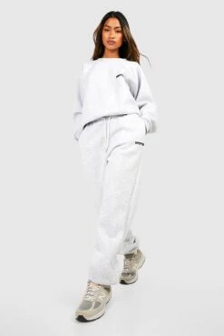 Premium Jogginghose Mit Slogan -Mode für Sie Geschäft gzz34962 ash20grey xl 2