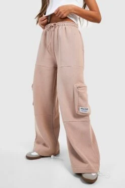 Oversize Cargo-Jogginghose -Mode für Sie Geschäft gzz36249 taupe xl 2