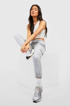 Basic Cargo-Jogginghose -Mode für Sie Geschäft gzz36907 grey xl 2