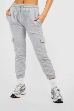 Basic Cargo-Jogginghose -Mode für Sie Geschäft gzz36907 grey xl 3