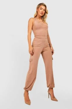 Strukturierte Cargo-Jogginghose