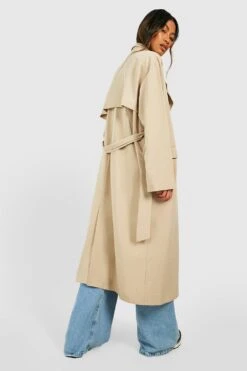 Trenchcoat Mit Gürtel -Mode für Sie Geschäft gzz37924 stone xl 1