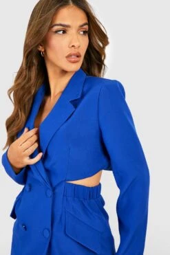 Rückenfreier Blazer -Mode für Sie Geschäft gzz40662 cobalt xl 3