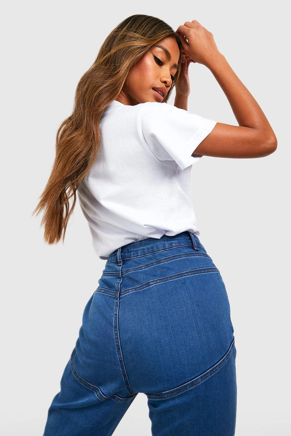 Schlagjeans Mit Hohem Bund 6 Schlagjeans Mit Hohem Bund – Bild 4