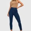 Super Stretch Disco Skinny Jeans Mit Hohem Bund -Mode für Sie Geschäft gzz45718 dark20blue xl