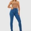 Stretch Skinny Jeans Mit Super Hohem Bund -Mode für Sie Geschäft gzz45719 mid20wash xl