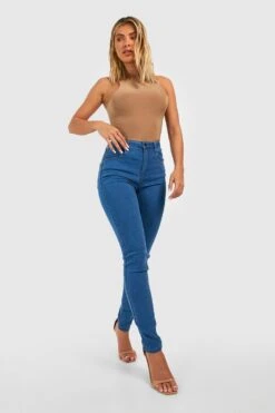 Stretch Skinny Jeans Mit Super Hohem Bund 8 Stretch Skinny Jeans Mit Super Hohem Bund -Mode für Sie Geschäft gzz45719 mid20wash xl 2