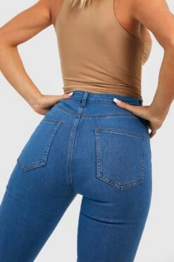 Stretch Skinny Jeans Mit Super Hohem Bund 9 Stretch Skinny Jeans Mit Super Hohem Bund -Mode für Sie Geschäft gzz45719 mid20wash xl 3