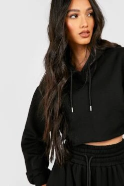 Kurzer Hoodie -Mode für Sie Geschäft gzz46879 black xl 3