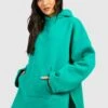 Oversize Hoodie Mit Schlitz -Mode für Sie Geschäft gzz47433 green xl