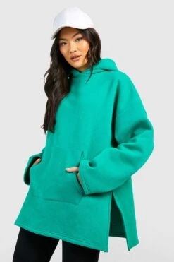 Oversize Hoodie Mit Schlitz