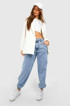 Jogginghose Mit Acid-Waschung Und Elastischen Bündchen -Mode für Sie Geschäft gzz47682 acid20wash20light20blue xl 2