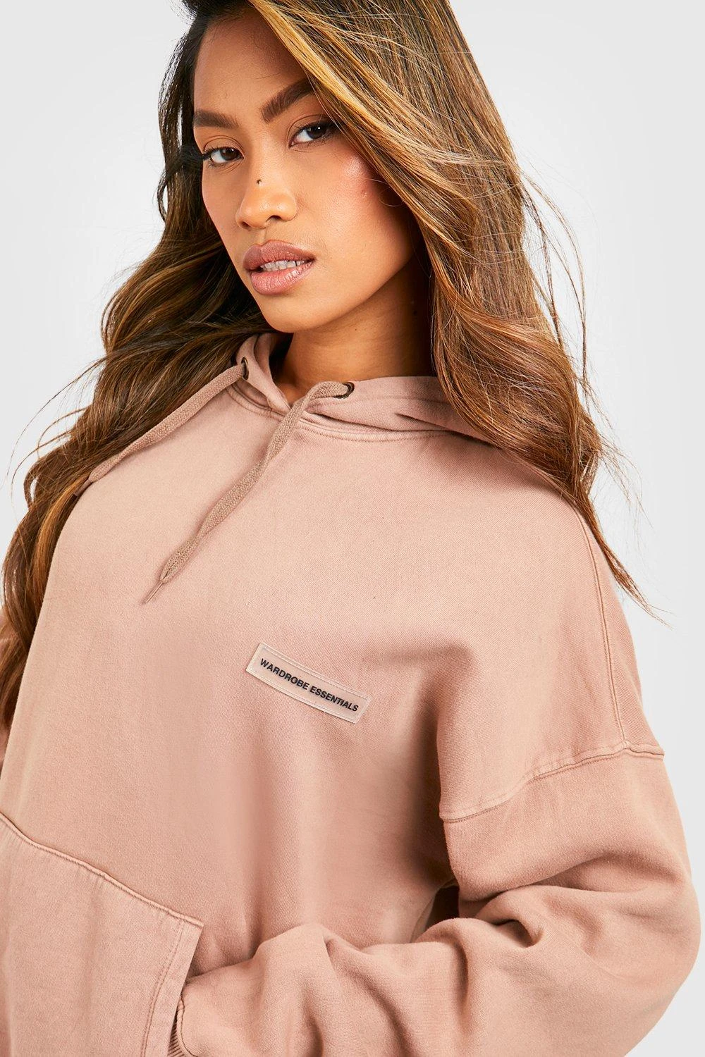 Oversize Hoodie Mit Etikett-Detail 6 Oversize Hoodie Mit Etikett-Detail – Bild 4