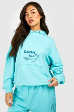 Zerrissener Oversize Hoodie