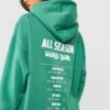 Oversize Hoodie Mit World Tour Print