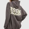 Oversize Hoodie Mit Dsgn Studio Slogan -Mode für Sie Geschäft gzz51200 charcoal xl