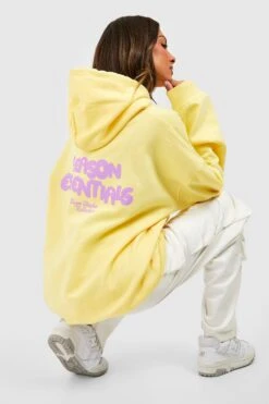 Oversize Hoodie Mit Season Essentials Slogan