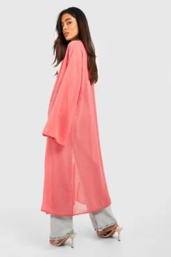 Chiffon Maxi-Kimono -Mode für Sie Geschäft gzz51701 rose xl 1