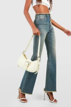 Schlaghose Im Vintage-Ton Mit Ausgefranstem Bund -Mode für Sie Geschäft gzz52601 vintage20wash xl 2