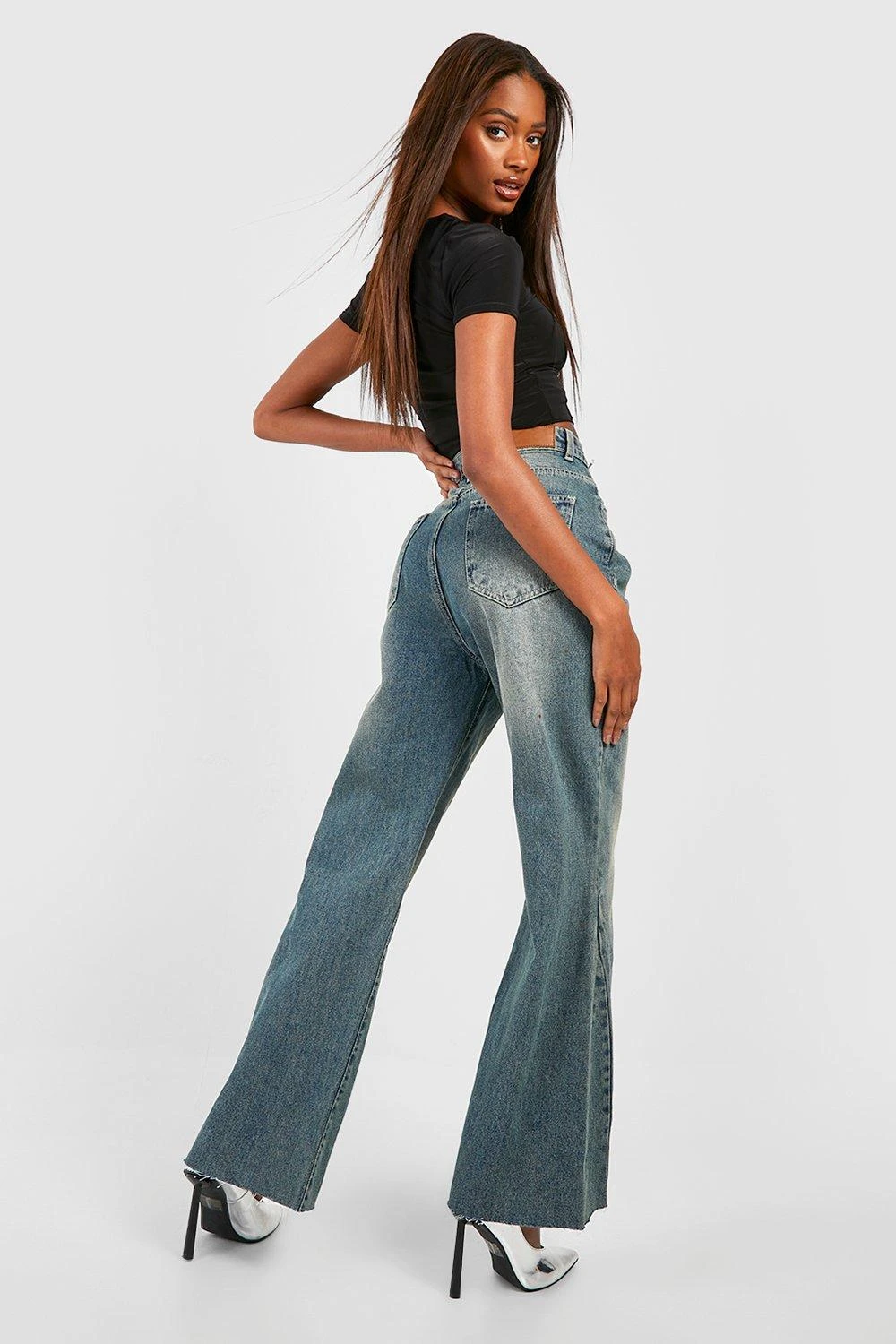 Vintage Jeans Mit Geradem Bein 4 Vintage Jeans Mit Geradem Bein – Bild 2